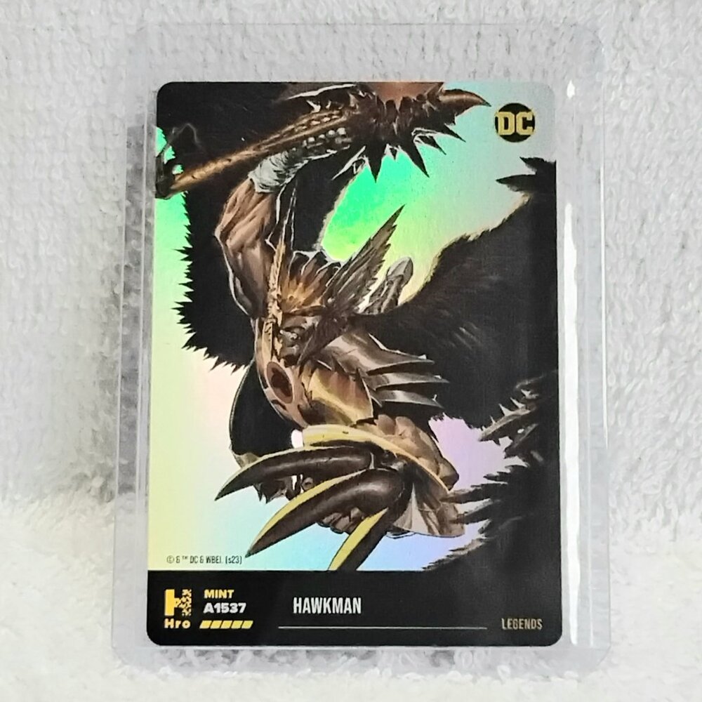 5/$20 Mint 2023 Hro Hybrid Hawkman Legendary DC Holo Card A1537!!